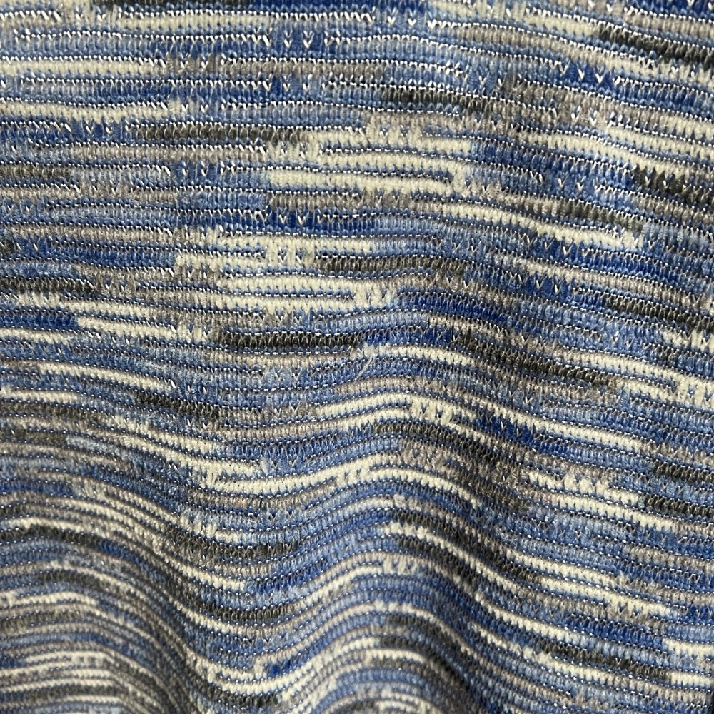 Aflred Dunner Women's Blue Striped Plus Size Pullover Sweater Women's size 2X - Picture 4 of 4
